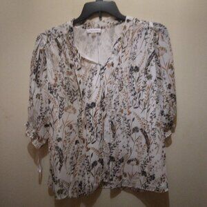 Calvin Klein floral blouse size 1X